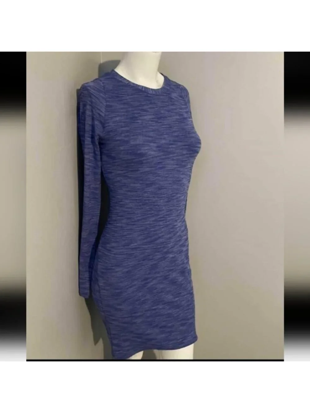 Lululemon &go Where-To Dress *Long Sleeve Heathered Sapphire Blue